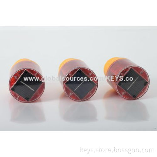 LED solar warning light, signal beacon for tower crane, the airport, road construction